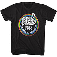 Pink Floyd- 1968 World Tour on a black shirt