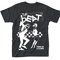 English Beat (The Beat)- Tears Of A Clown on a black shirt