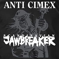 Anti Cimex- Scandinavian Jawbreaker on a black shirt