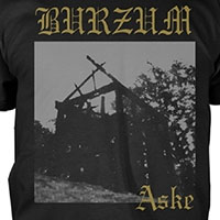 Burzum- Aske on front & back on a black shirt