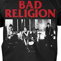 Bad Religion- Live 1980 on a black shirt