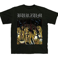 Burzum- Burning Witches on a black shirt