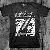 Phobia- Scientific Fraud on a black shirt (Sale price!)