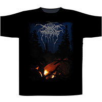 Darkthrone- Arctic Thunder on front & back on a black shirt