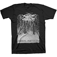 Darkthrone- Astral Fortress on a black shirt