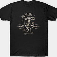 Social Distortion- 1979 Bolts Skelly on a black shirt