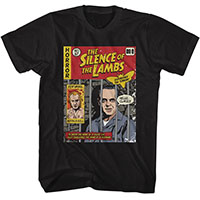 Silence Of The Lambs- Comic Cover on a black shirt