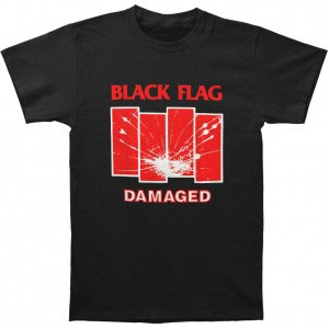 Black Flag- Damaged on a black shirt