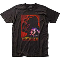 Star Wars- Revenge Of The Jedi on a black ringspun cotton shirt (Sale price!)