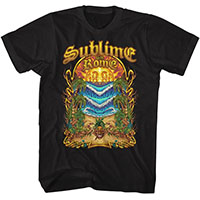 Sublime With Rome- Beach on a black shirt