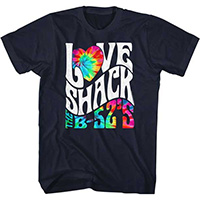 B-52s- Love Shack on a navy shirt