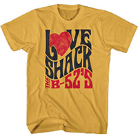 B-52s- Love Shack on a ginger shirt