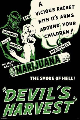 Marijuana, The Devil's Harvest poster (D1)