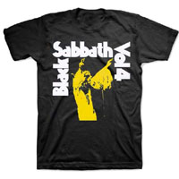 Black Sabbath- Vol 4 on a charcoal shirt