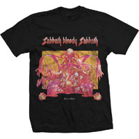 Black Sabbath- Sabbath Bloody Sabbath on a black shirt