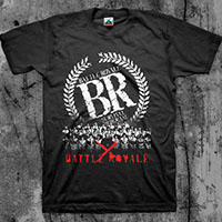 Battle Royale- Survival Program on a black shirt (Sale price!)