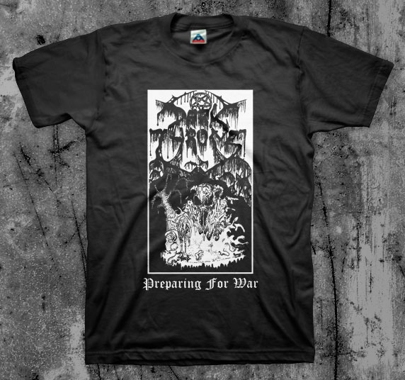 Darkthrone- Preparing For War on a black shirt (Sale price!)