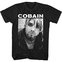 Kurt Cobain- Cobain Pic on a black shirt