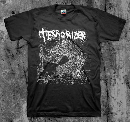 Terrorizer- 1987 (Creature) on a black shirt (Sale price!)