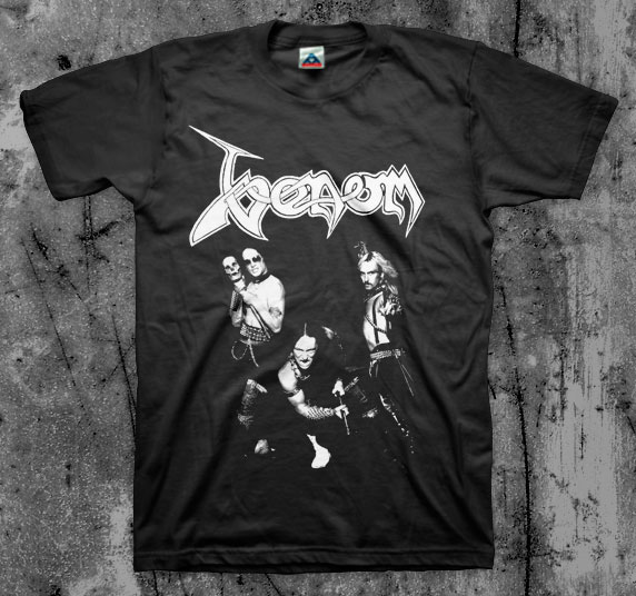 Venom- Band Pic on a black shirt (Sale price!)