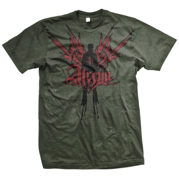 Atreyu- Angel Man on an army green shirt (Sale price!)