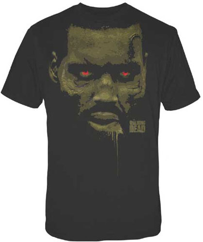 Walking Dead- Red Eye Face on a black shirt (Sale price!)