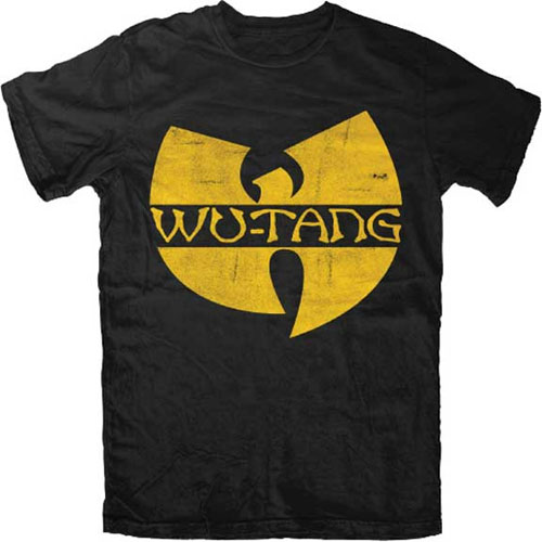 Wu Tang Clan- Logo on a black shirt