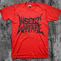 Insect Warfare- Black Logo shirt (Various Color Ts) (Sale price!)