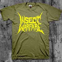 Insect Warfare- Yellow Logo shirt (Various Color Ts) (Sale price!)