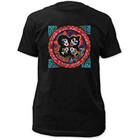 Kiss- Rock N Roll Over on a black ringspun cotton shirt (Sale price!)