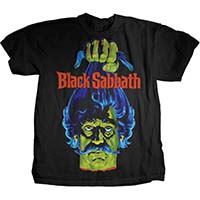 Black Sabbath- Head on a black shirt (Boris Karloff horror movie)