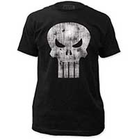 Marvel Comics- Distressed Punisher Skull on a black shirt (Sale price!)