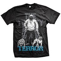Terror- Dogs on a black shirt (Sale price!)
