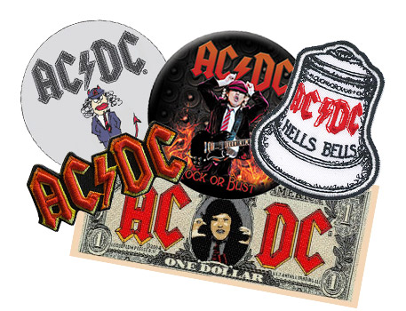 AC/DC PINS & Patches