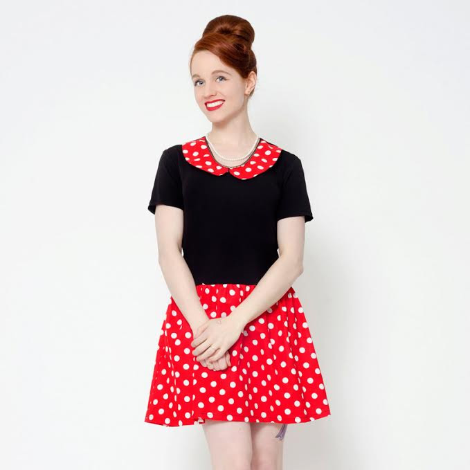 Pop Life Mod Dress by Putre-Fashion - in Black & Red Polka Dot - SALE