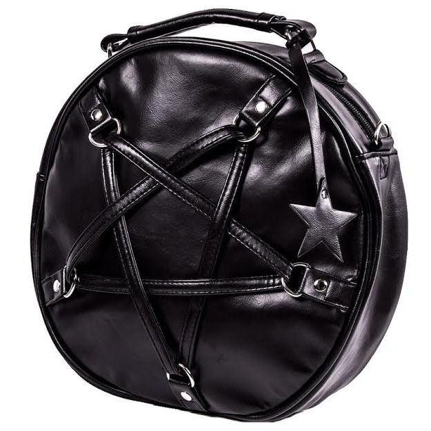 Pentagram Time Travel Handbag by Banned Apparel