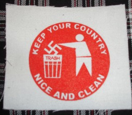 Keep Your Country Nice And Clean cloth patch (cp898)