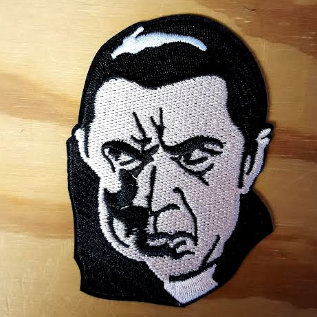 Dracula embroidered patch