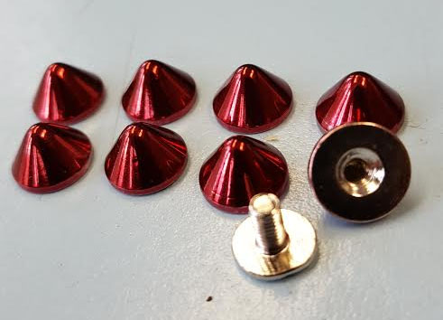1/4" Cone Spike (9.5x6mm) (Colors)