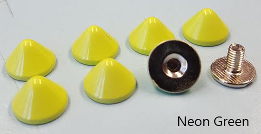 1/4" Cone Spike (9.5x6mm) (Colors)