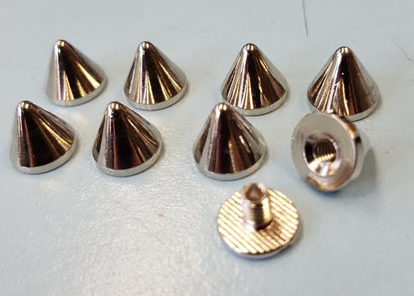 3/10" Cone Spike (Silver) (8x7.5mm)
