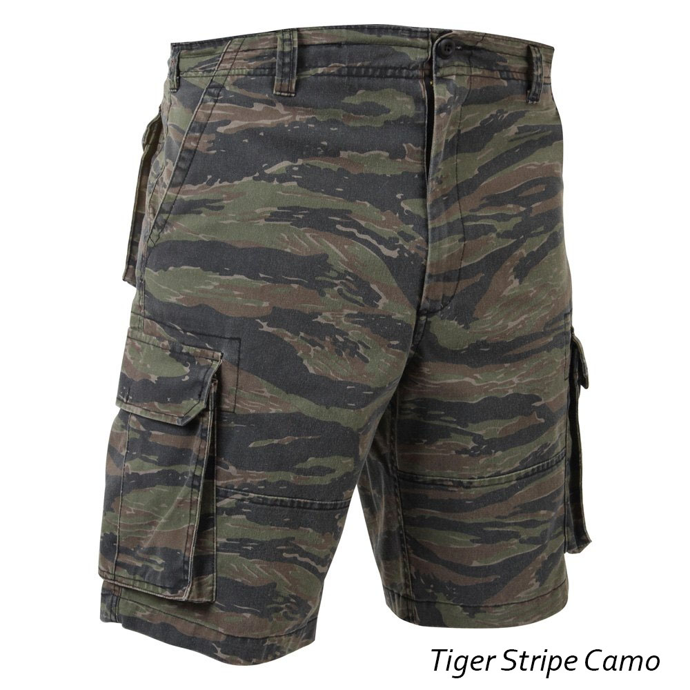 Vintage Paratrooper Cargo Shorts by Rothco (Camo Or Solid)