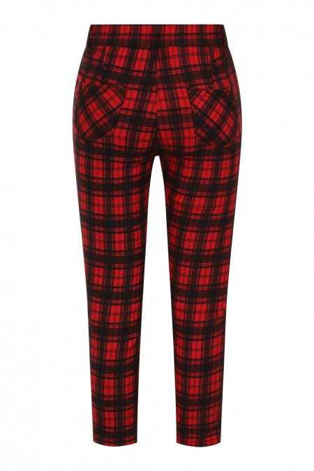 Buy The Children's Place Girls Red Plaid Ponte Pants - NNNOW.com