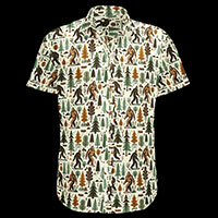 Bigfoot Button Up Shirt by Western Evil 