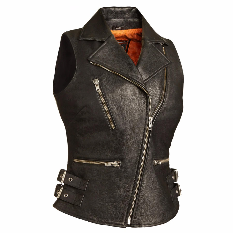 Sexy Goddess Womens Motorcycle Vest By First Mfg
