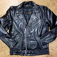 Sheep Skin Classic Biker Jacket by IK Leather (Lightweight)