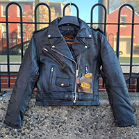 Black Girls Biker Jacket- Premium Leather