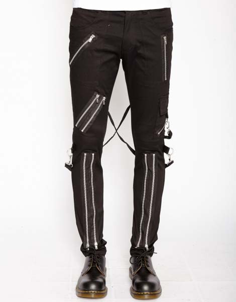 Shop the Latest Trends: Gothic Men's Black Tripp Pants