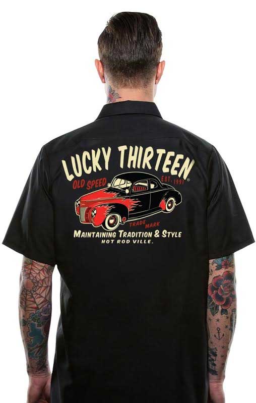OLD 49 Short Sleeve Workshirt by Lucky - SALE 13 sz 2x only