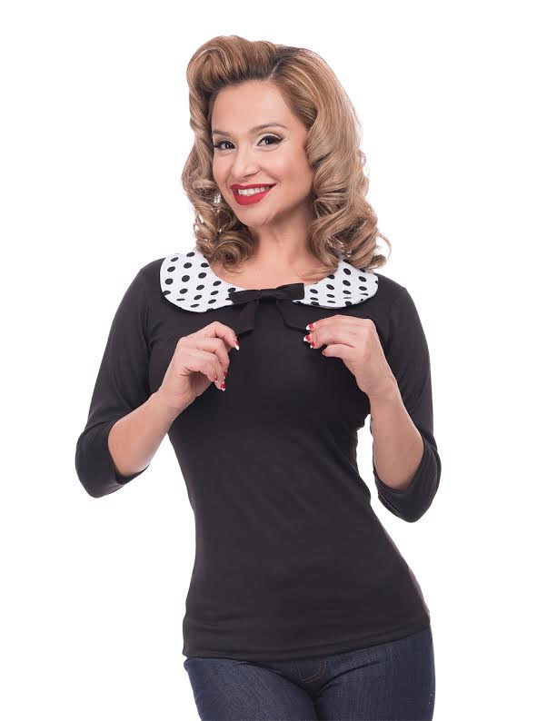 baby peter pan collar top